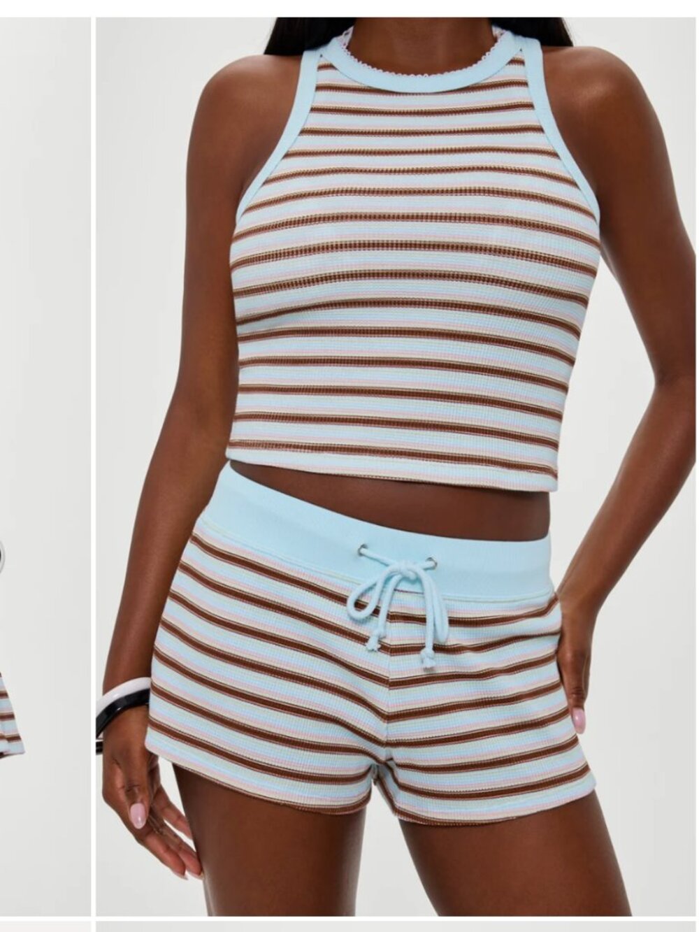Emma Striped Tank & Noah Striped Shorts Set - Verona Stripe